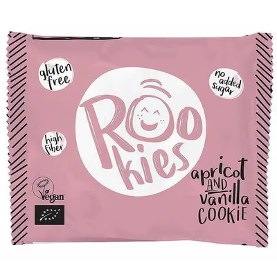 Rookies cu caise si vanilie bio 40g Rookies