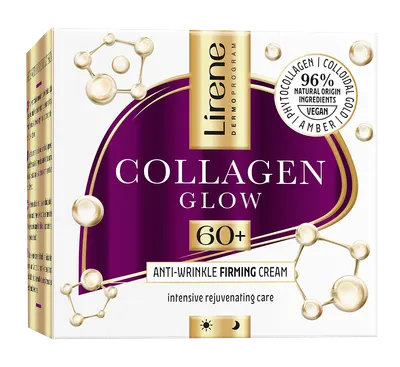 Crema anti-rid efect de fermitate 60+ Collagene Glow, 50ml, Lirene