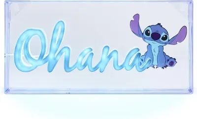 Lampă Paladone Disney: Lilo & Stitch - Neon Ohana