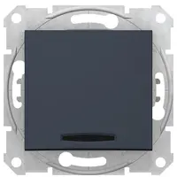 Intrerupator simplu 10AX cu indicator luminos Schneider Sedna SDN1400170, grafit