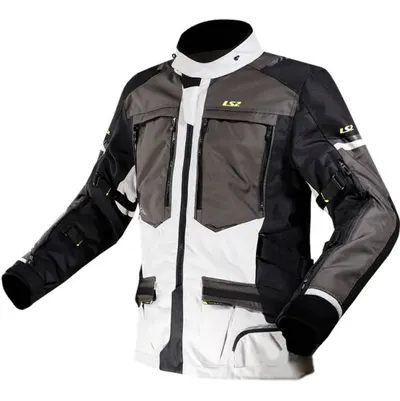 Geaca moto barbati LS2 NORWAY, culoare negru gri, marime M