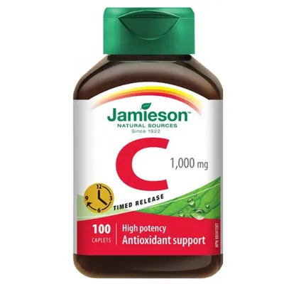 Vitamina C 1000 mg, Jamieson | 100 comprimate