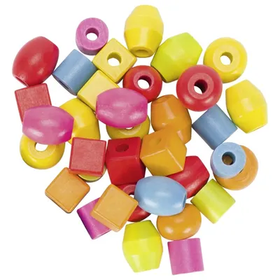 Set margele colorate Goki, 51 de piese