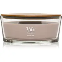 Woodwick Opulent Wood Patchouli Creme lumânare parfumată cu fitil din lemn 453.6 g