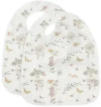 Bavetă impermeabilă pentru bebeluși Jollein - Dreamy Mouse, 2 buc