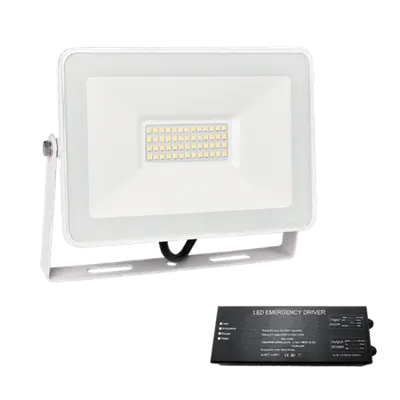 Vega Slim Smd Proiector Led 100w 4000k Alb+ Kit Emergenta