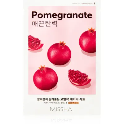 Missha Airy Fit Pomegranate masca de celule cu efect balsamic si revigorant 19 g