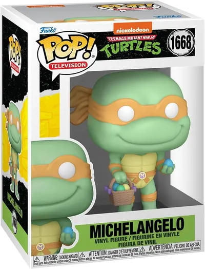 Figurina - Pop! Teenage Mutant Ninja Turtles: Michelangelo (Easter)