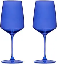 Set de 2 pahare de vin Viski - Nouveau, 650 ml, cobalt