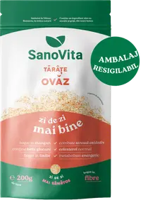 Tarate de ovaz, 200g, SanoVita