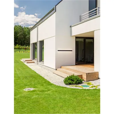 Aplica PATH Nisipiu Negru Aluminiu LED 19 Wat 220-240 Volt 380Lm 3000K IP65