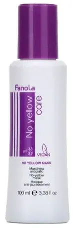 Fanola No Yellow Cremă de protecție termică pentru păr blond, 100 ml