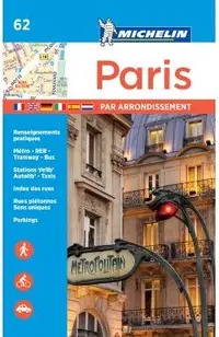 Michelin Paris by Arrondissements Pocket Atlas #62
