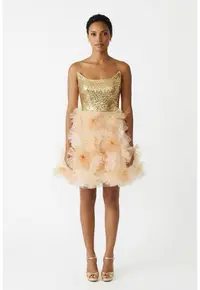Rochie Timeea - Bej deschis