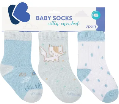 Sosete termice bebelusi Kikka Boo - 2-3 ani, 3 buc., Little Fox