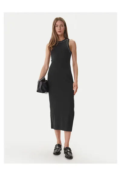 Rochie casual - neagra - bumbac