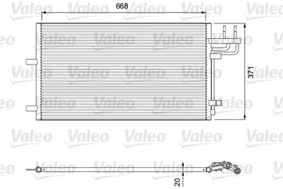 Radiator clima AC FORD C-MAX, FOCUS C-MAX, FOCUS II 1.4-2.5 intre 2003-2012