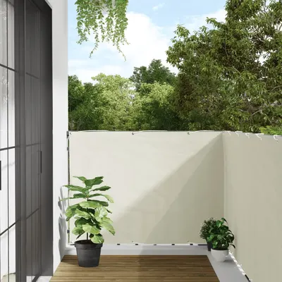 Gossi paravan de balcon, alb, 400x120 cm, pvc