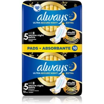 Always Ultra Secure Night Extra absorbante
