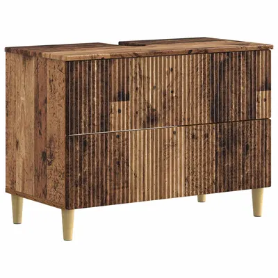 vidaXL Dulap pentru Chiuveta de Baie ARNHEM Lemn vechi 82 x 41 x 59 cm