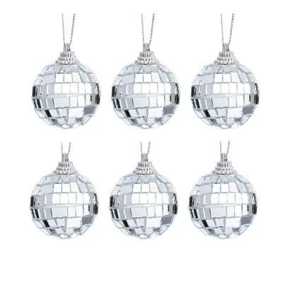 Globuri de Crăciun 6 buc. din plastic ø 4 cm Mirror Ball Mini – Sass & Belle