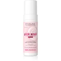 Eveline Cosmetics Pink Snail Glazed Skin Effect demachiant spumant delicat faciale