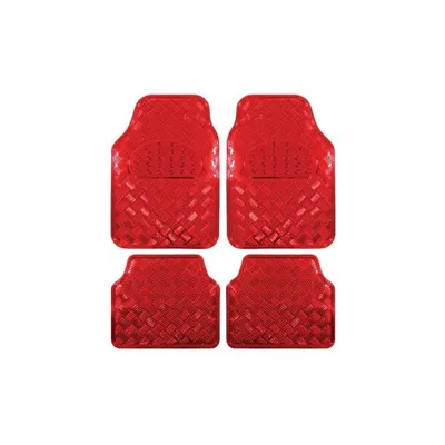 Covoare auto universale interior aluminiu rosu Cod: SR-L002