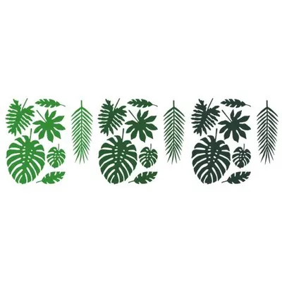 Decoratiuni aloha frunze tropicale 21 buc