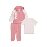 Trening alergare bebe hanorac cu fermoar, Minicats, albastru și negru PUMA