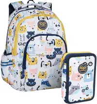 Set școlar Cool Pack Pucci - Rucsac și penar cu rechizite