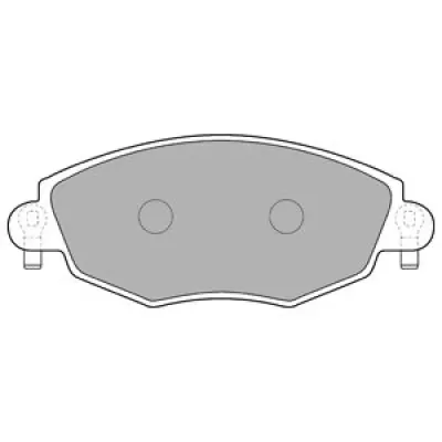 Set placute frana, frana disc DELPHI LP1533