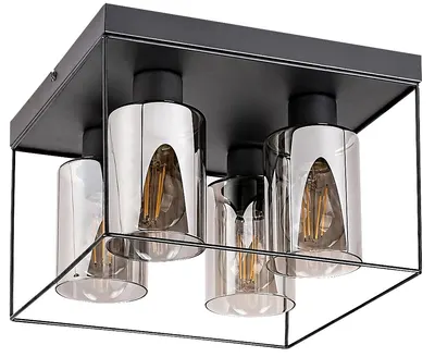 Candelabru Rabalux - Chadwick 71034, IP20, E27, 4 x 25W, 230V, neagră