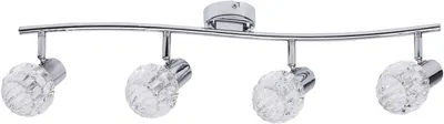 Spot cvadruplu Rabalux - Lauren 6094, IP20, E14, 4 x 40W, 230V, cromat