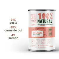 Fresh Farm Smooth pate with salmon & fish 400 gr