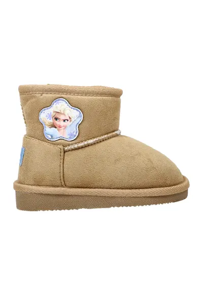 Ghete fara inchidere cu Frozen - Maro camel