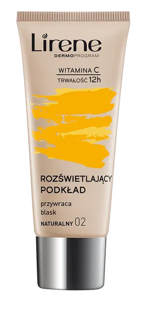 Fond de ten iluminator Natural 02, 30ml, Lirene