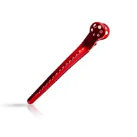 Clipsuri pentru par large - Y.S/PARK - Rosii - 2 buc