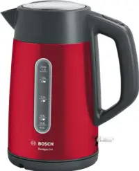 Fierbator de apa Bosch TWK4P434, 1.7 L, 2400 W (Rosu/Negru)