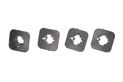 Set montare senzori parcare Spate 4 buc, plastic potrivit ABARTH 500 / 595 / 695, 500C / 595C / 695C; FIAT 500 dupa 2007 2007-2015
