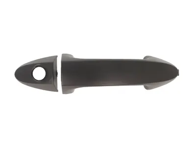 Maner usa Stanga Fata potrivit FORD FIESTA VI 2008-2013 - (exterior, cu gaura pentru incuietoare; negru/grund)