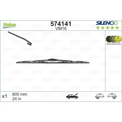 Lamela stergator VALEO 574141