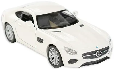 Mașinuță din metal Toi Toys Welly - Mercedes AMG, alb