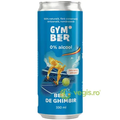 Bere de Ghimbir 0% Alcool fara Zahar Adaugat 330ml