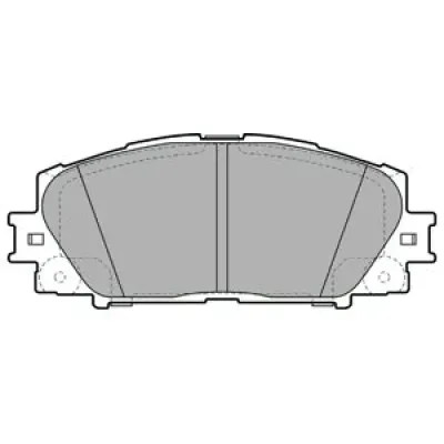 Set placute frana, frana disc DELPHI LP2006