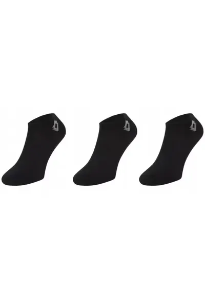 Set Sosete Scurte - 1.20.00001-1-1 - 70% Bumbac - 28% Poliester - 2% Elastan - Oeko-Tex - Antialergic - Logo Calcai - Negru - Negru