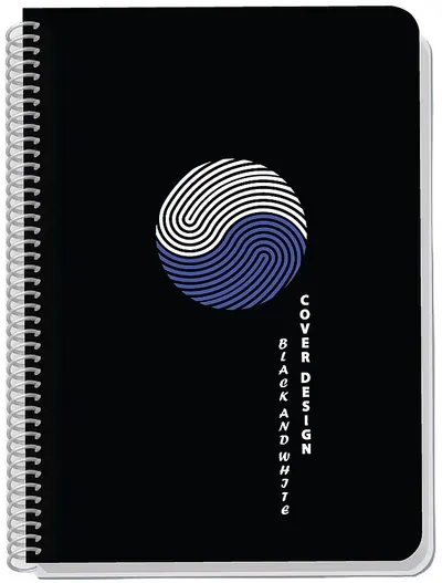 Caiet cu spirală Black&White Exclusive dots - A5, 80 de coli, randuri largi, sortiment