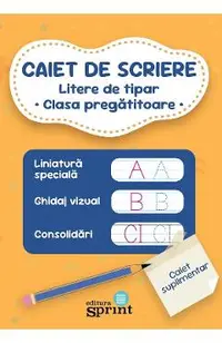 Caiet de scriere - Litere de tipar