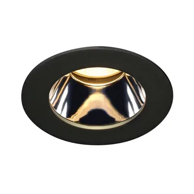 Spot incastrat, H-LIGHT Ceiling lights, black recessed fitting, LED, 2700K, reflector, black, 20°, 12W, incl. driver, clip spring