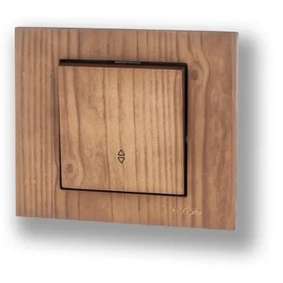 Intrerupator Cap Scara ST Grano Ovivo OV00346, 10A, 250V, IP20, woods masiv