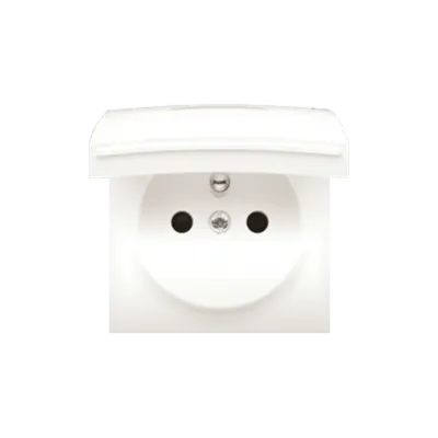 Carcasa pentru priza simpla- IP44 cu capac in aceeasi culoare ca si carcasa, crem